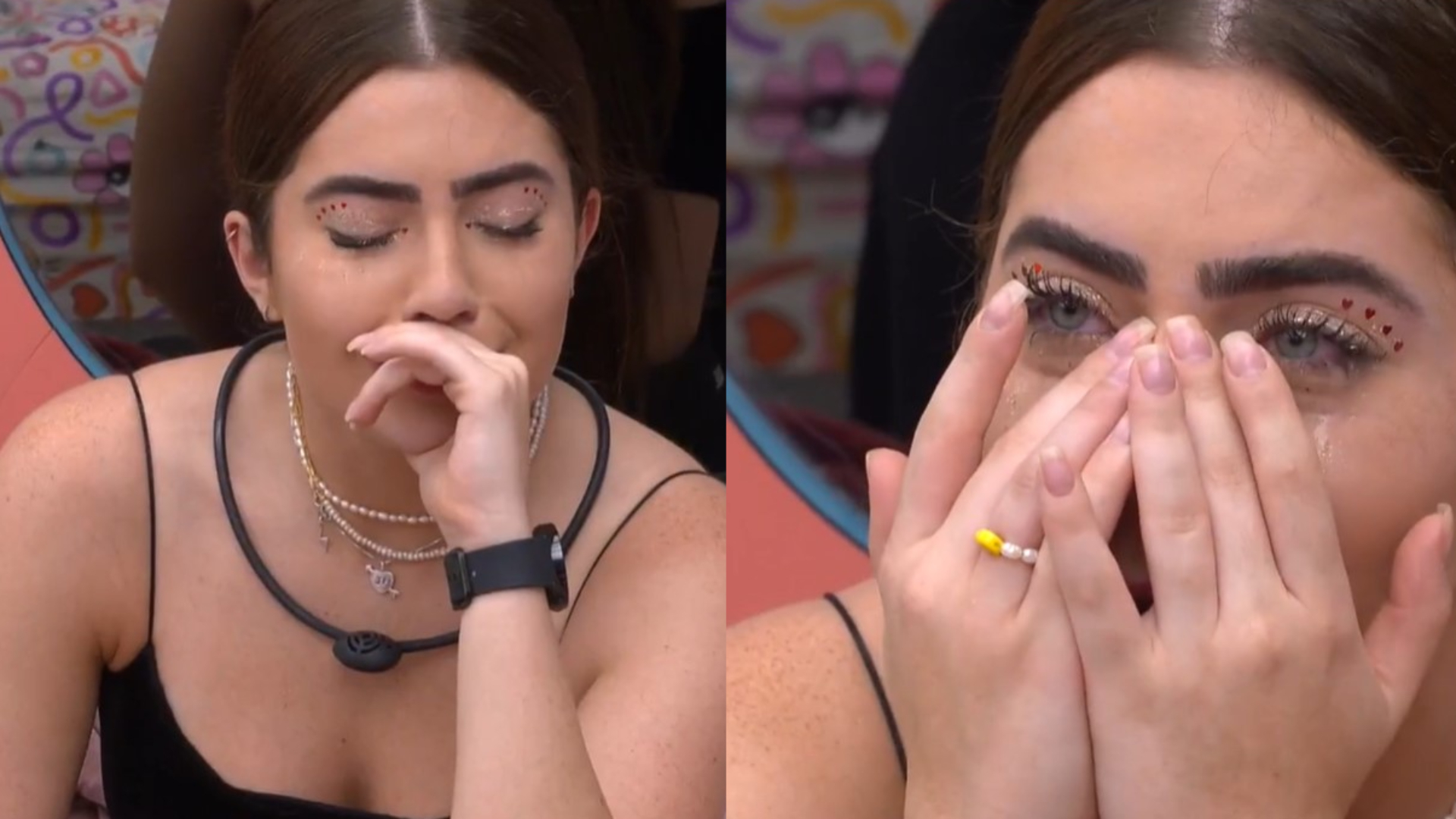 BBB22: Aos prantos, Jade Picon lamenta eliminação de sister: “Por uma cagad*”
