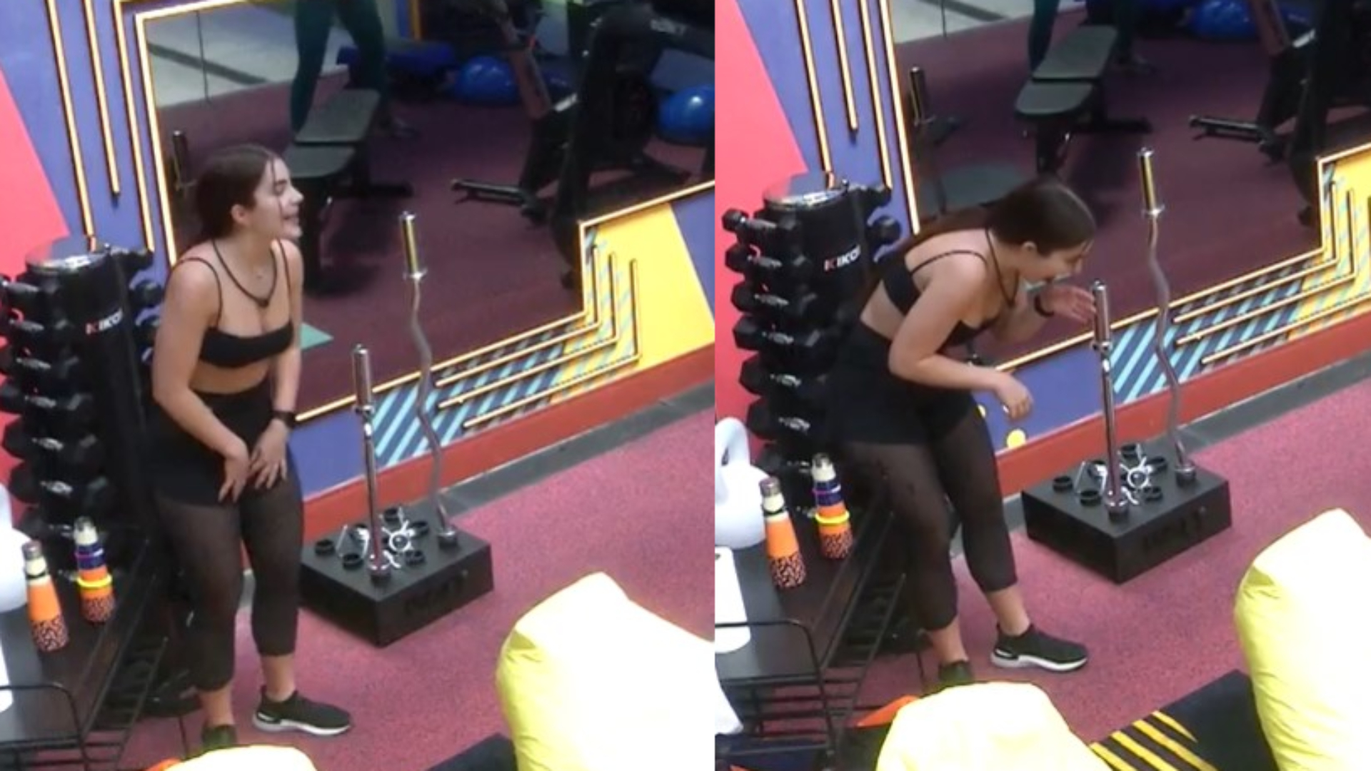 BBB22: Que isso? Jade Picon engasga e quase engole mosca na academia