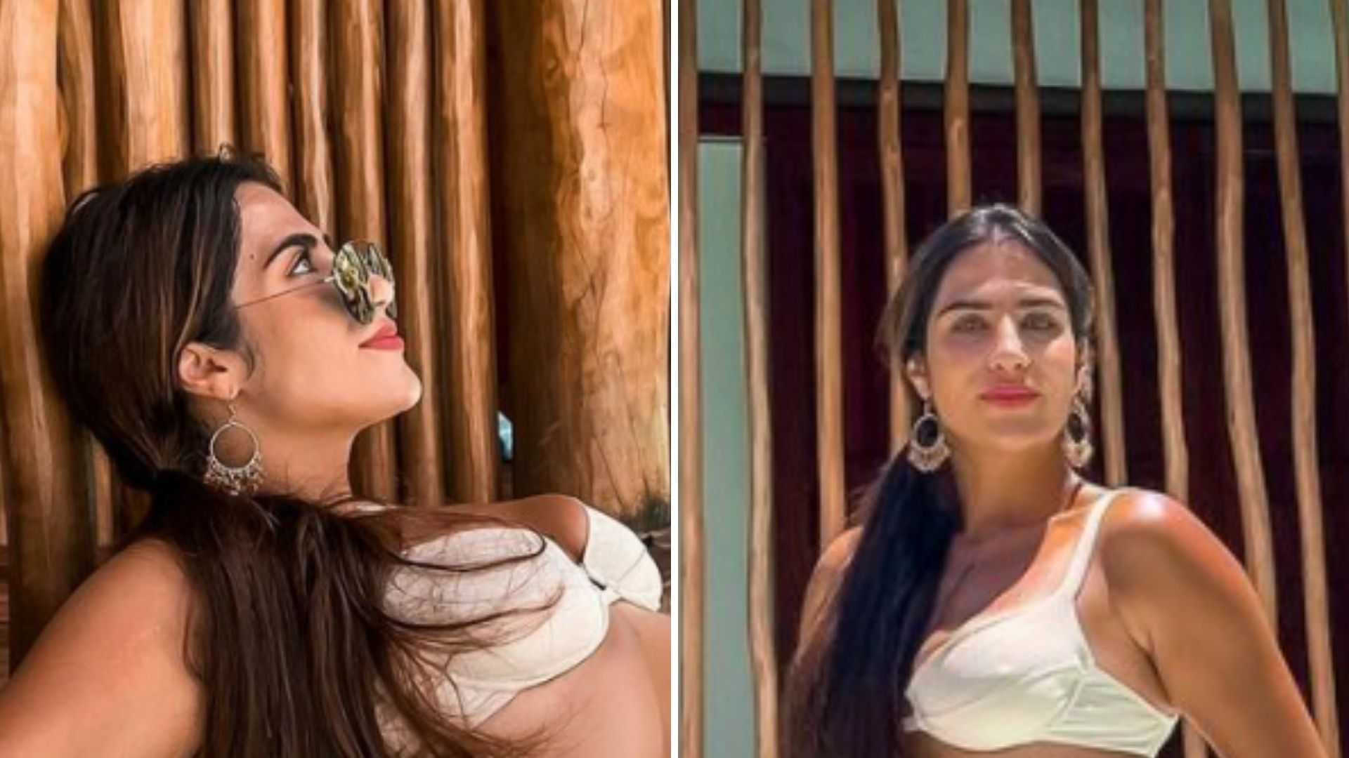 30 kg mais magra, filha de Leonardo posa de biquíni branco: “Uma nova mulher”