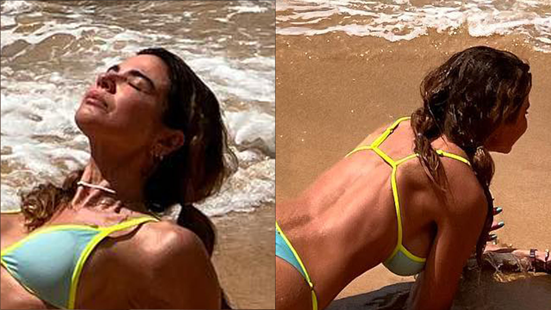 Só de biquíni, Luciana Gimenez ostenta bumbum redondinho e web pira: “Rabetão”