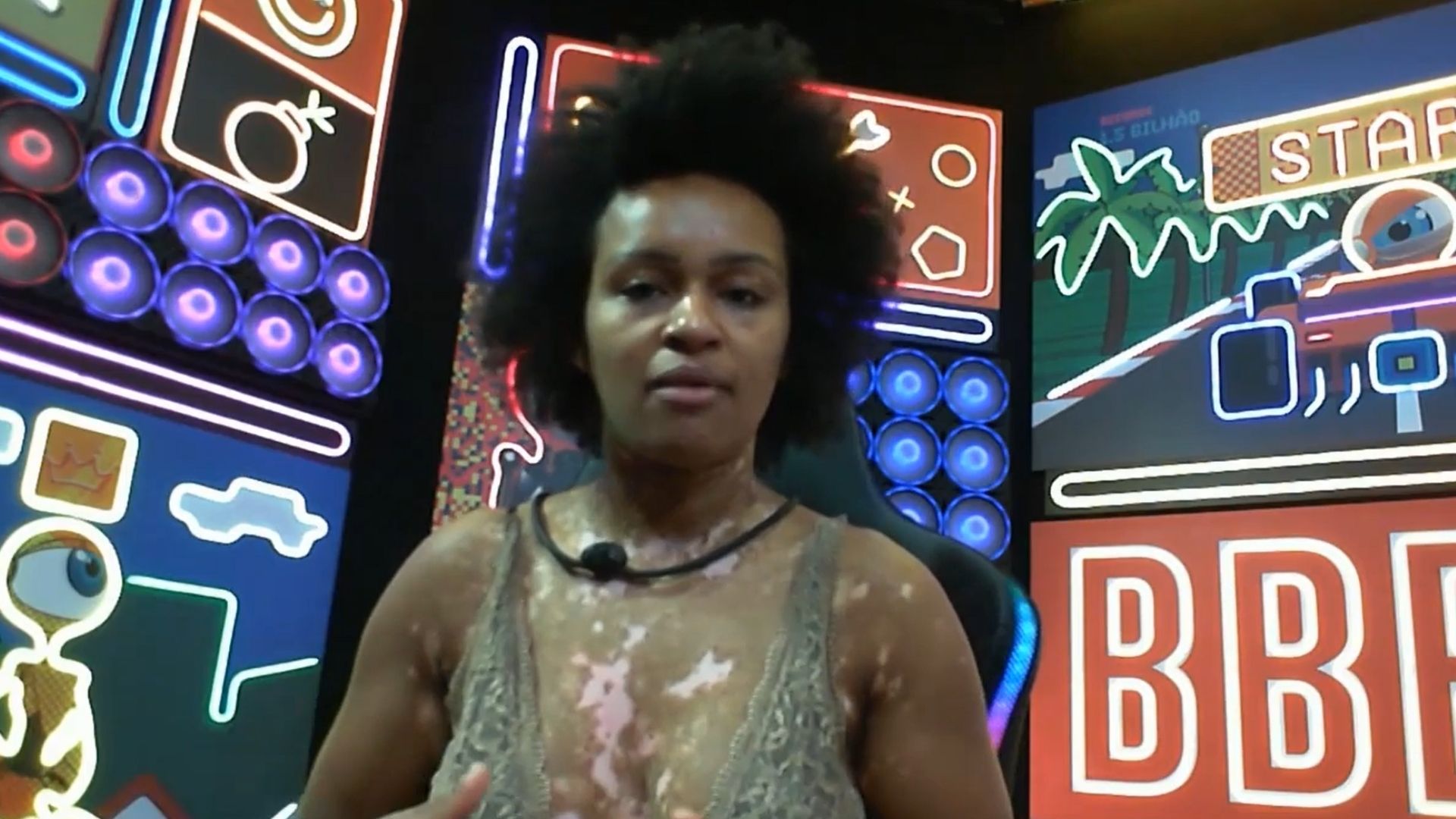 BBB22: Natália confessa medo de brother durante paredão: “Pesa muito pra mim”