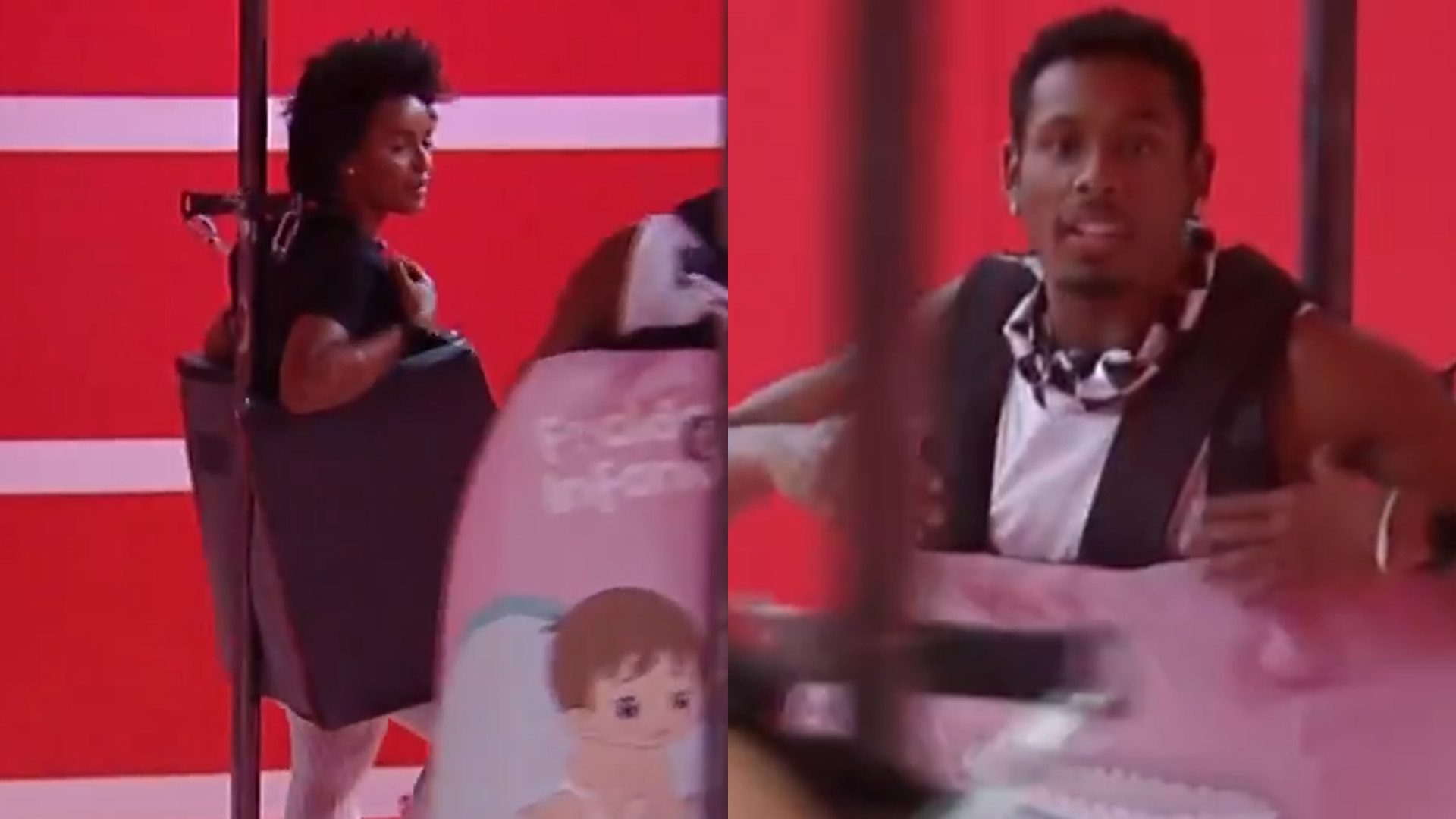 BBB22: Natália e Paulo André discutem feio durante Prova do Líder: “Viaja não”