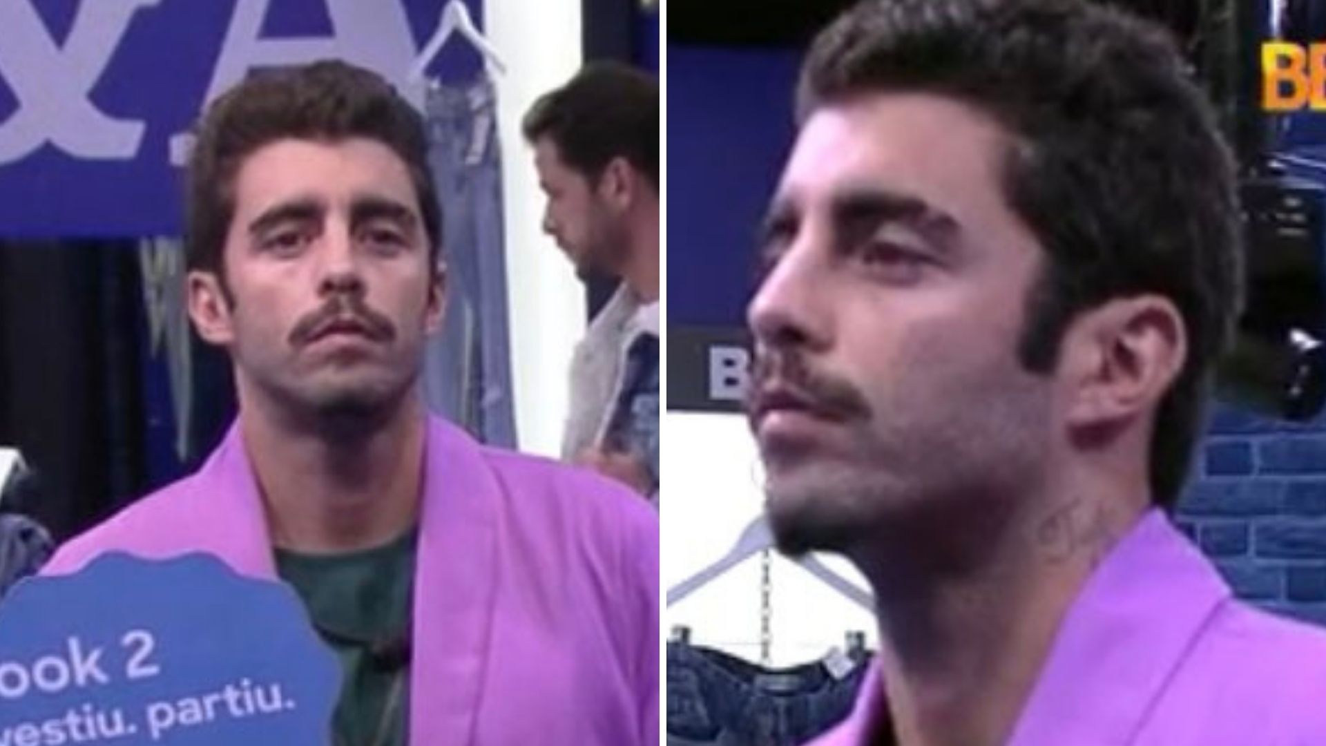BBB22: Pedro Scooby monta look durante ação e vira piada: “Se vestiu no escuro?”
