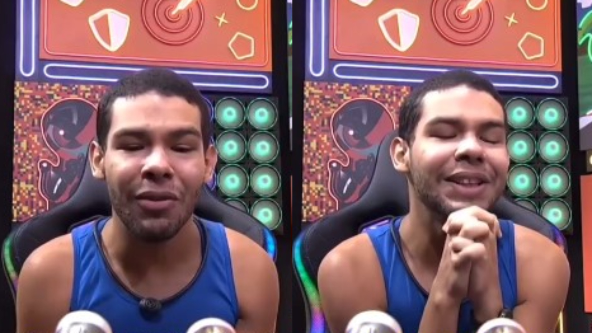 BBB22: Emparedado, Vyni manda recado para Tadeu Schmidt: “Não acabe comigo”