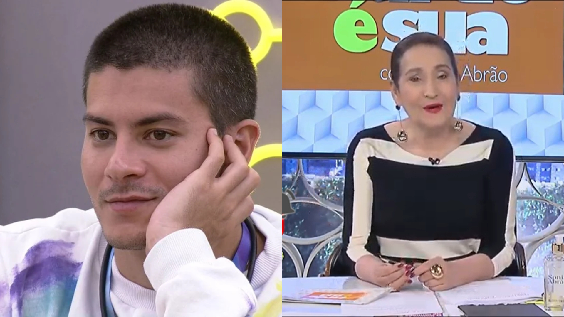 BBB22: Sonia Abrão se revolta ao ver sister pedir perdão a Arthur: “Falsidade”