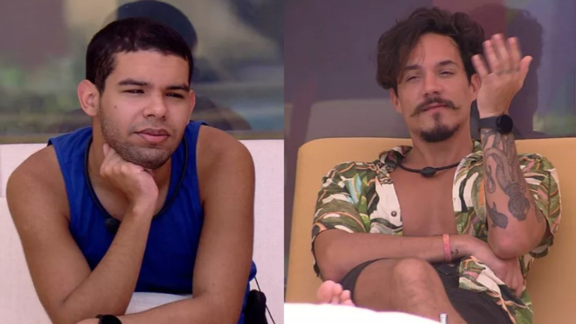 BBB22: Ciúmes? Vyni dispensa companhia de Eliezer: “Faça com ela”