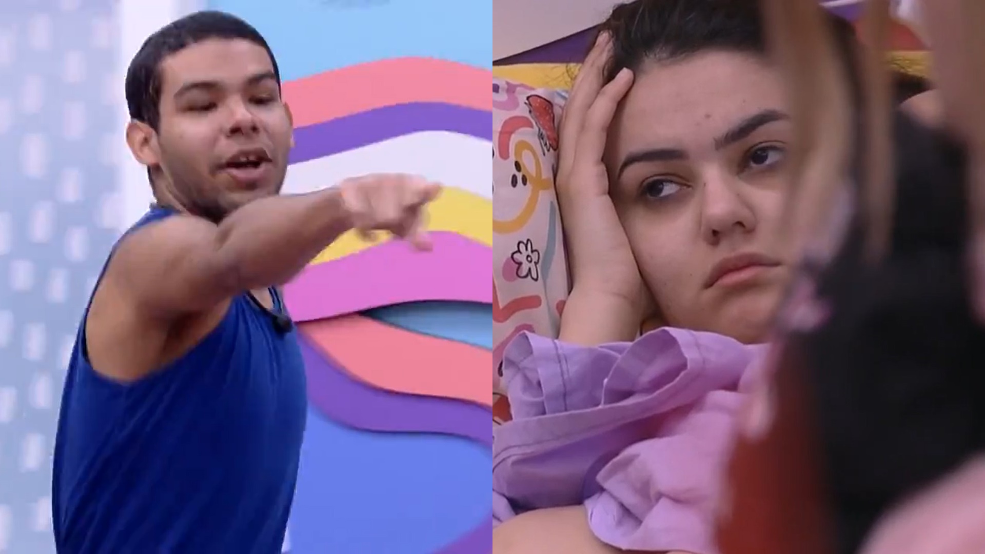 BBB22: Vyni reage e pensa em colocar Eslovênia no paredão: “Quarto está queimado”