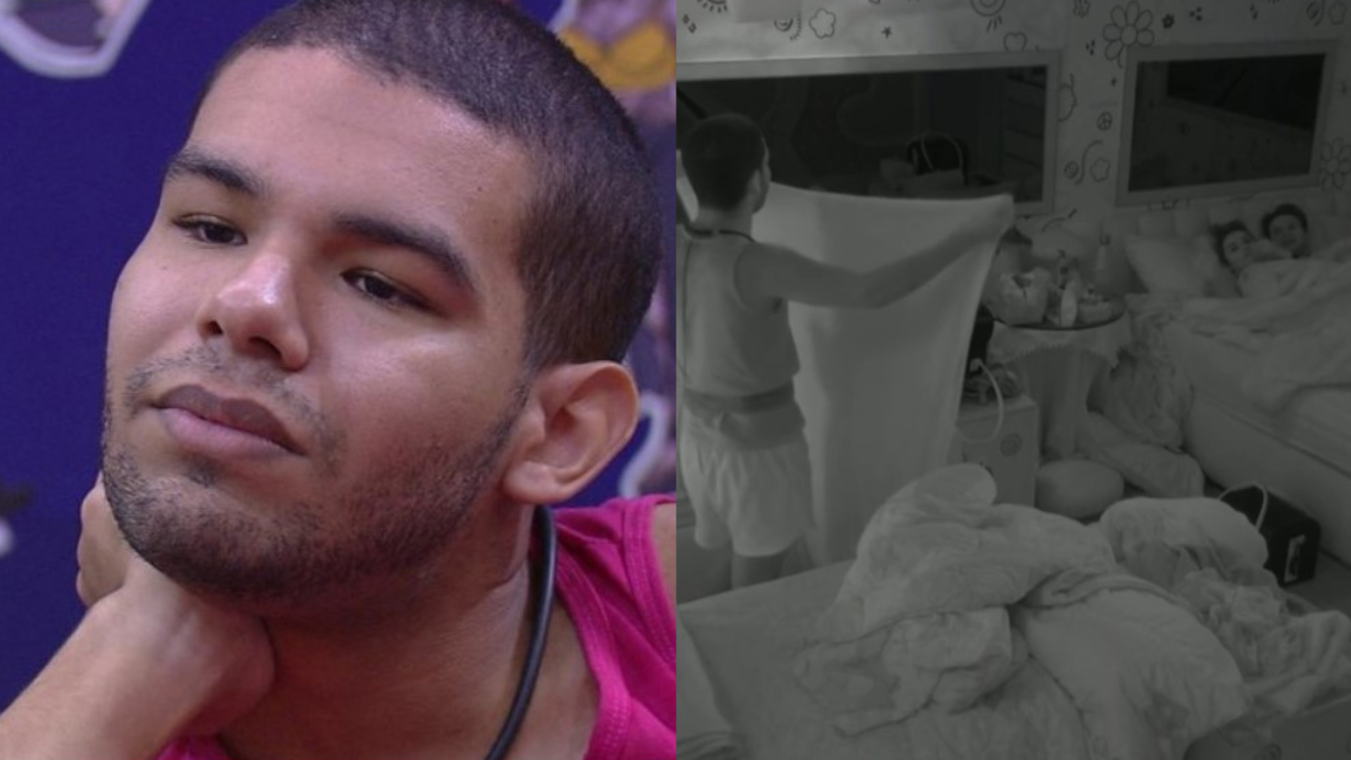 BBB22: Vyni reclama de pegação entre Eslô e Lucas no quarto: “Falta de respeito”