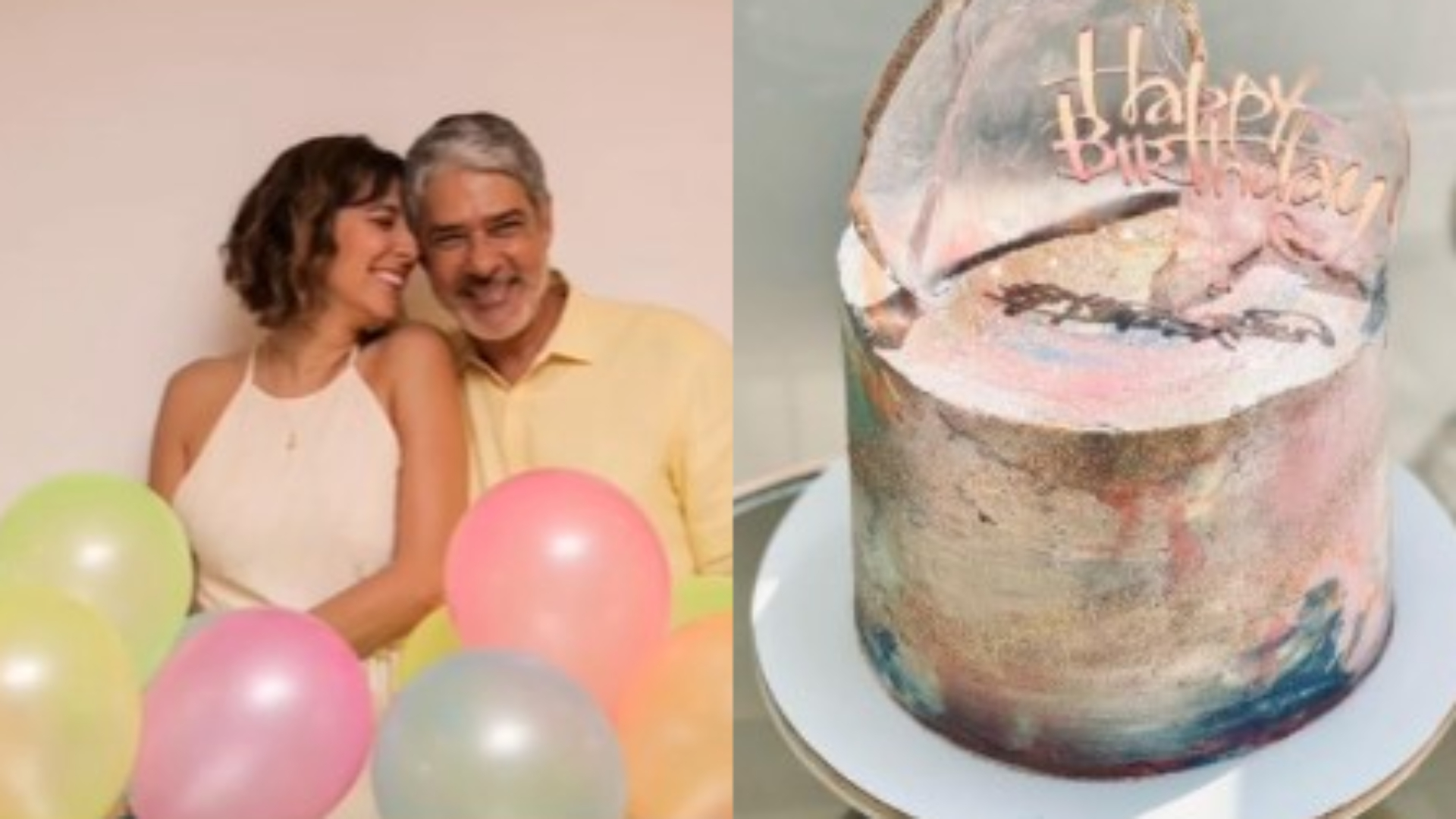William Bonner faz festinha especial no aniversário da esposa: “Casalzão”