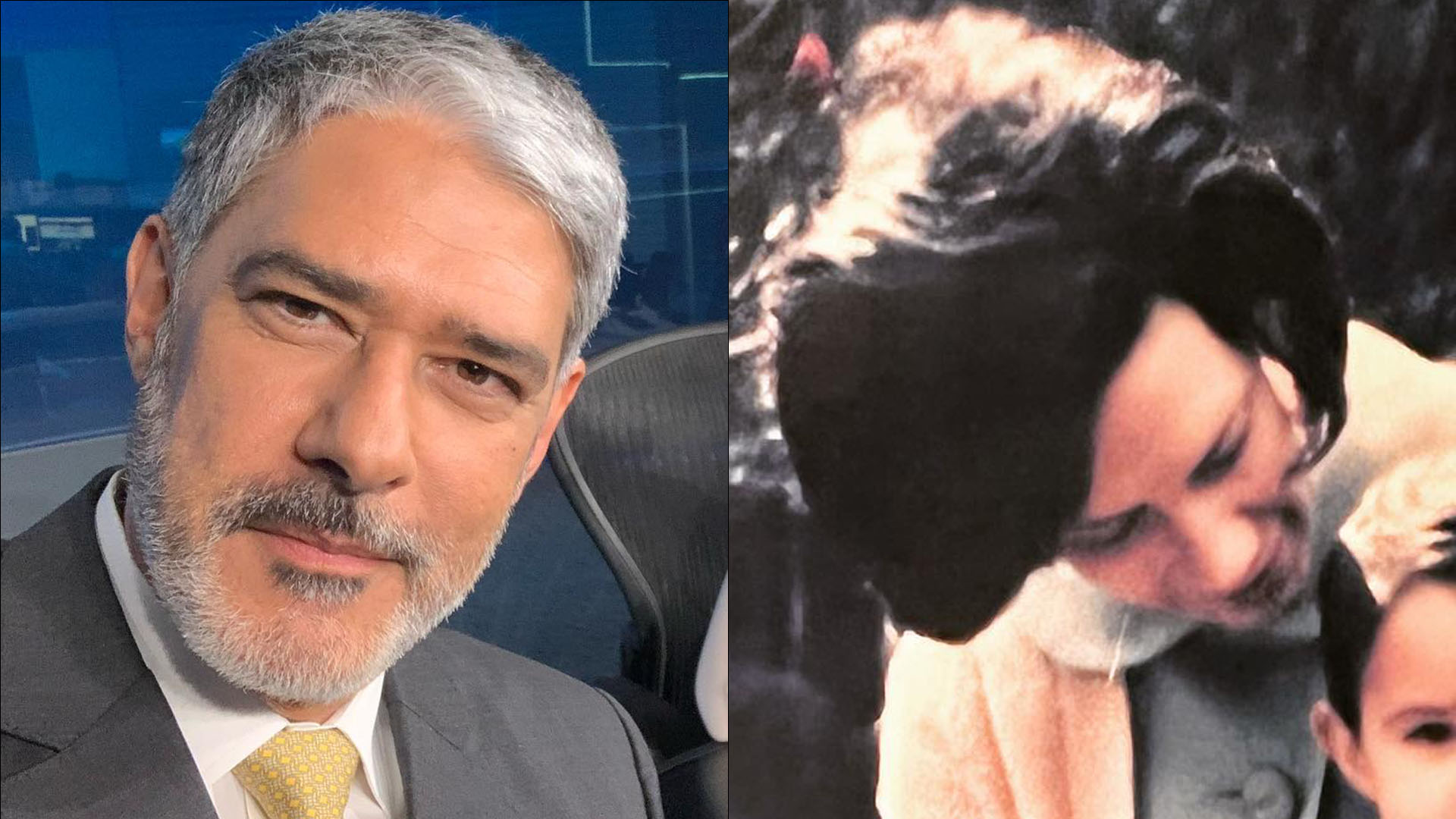 William Bonner choca web ao mostrar foto raríssima da infância: “Tinha 2 anos”