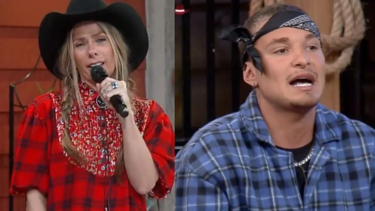 A Fazenda 13: Climão! Adriane Galisteu dá patada ao vivo em MC Gui:  “A gente quer”