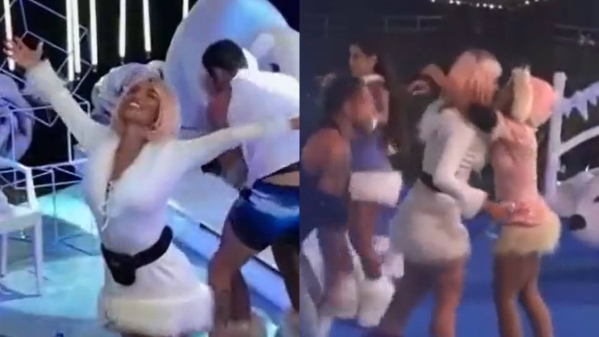 A Fazenda 13: Aline Mineiro e Sthe Matos protagonizam pegação quente: “Chupando língua”