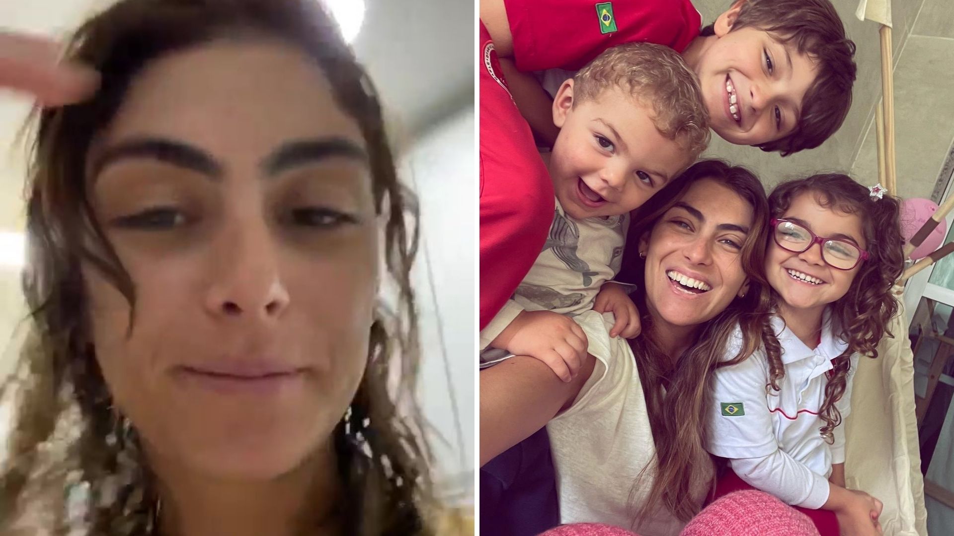 Esposa do Felipe Simas desabafa sobre ter sido mãe tão nova: “Me assustei”