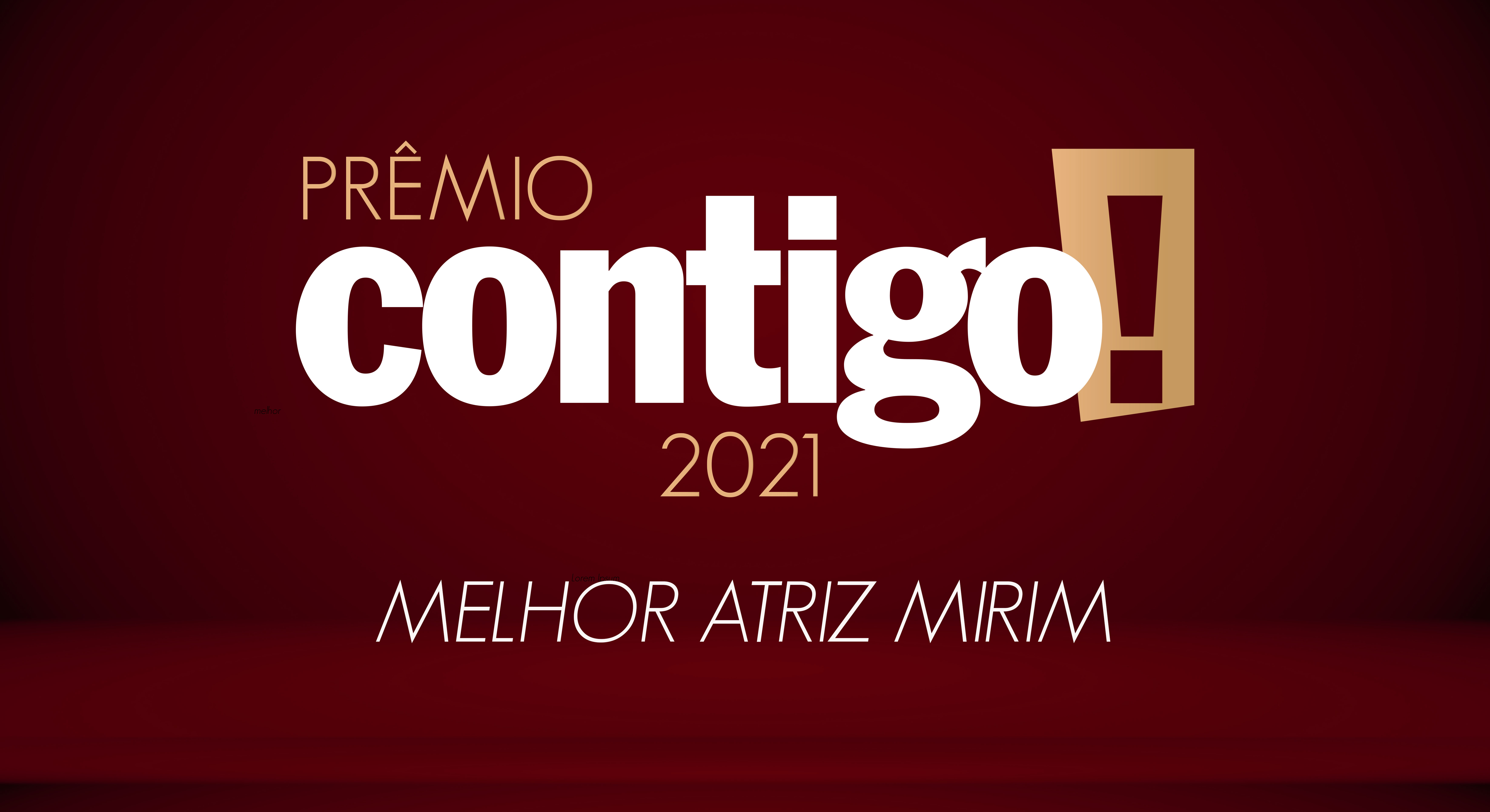 PRÊMIO CONTIGO! 2021: Melhor atriz mirim
