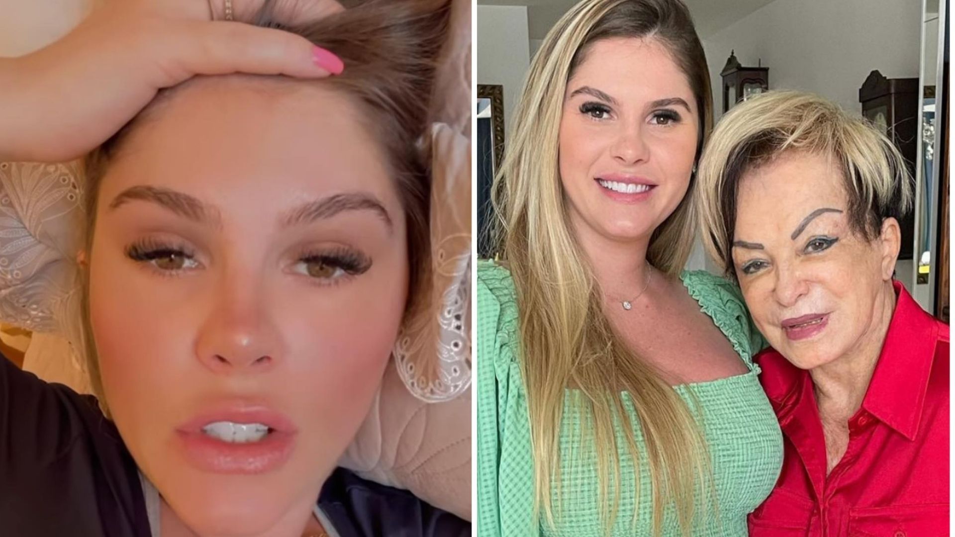 Após internação em UTI, Bárbara Evans detalha saúde da avó: “Correspondendo bem”
