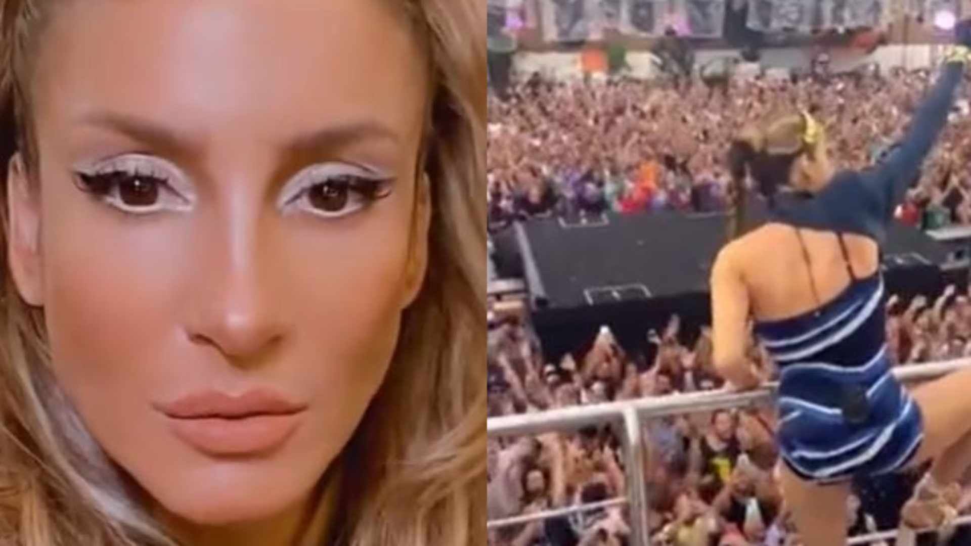 Claudia Leitte rebate críticas após causar aglomeração: “Respeitando as normas”