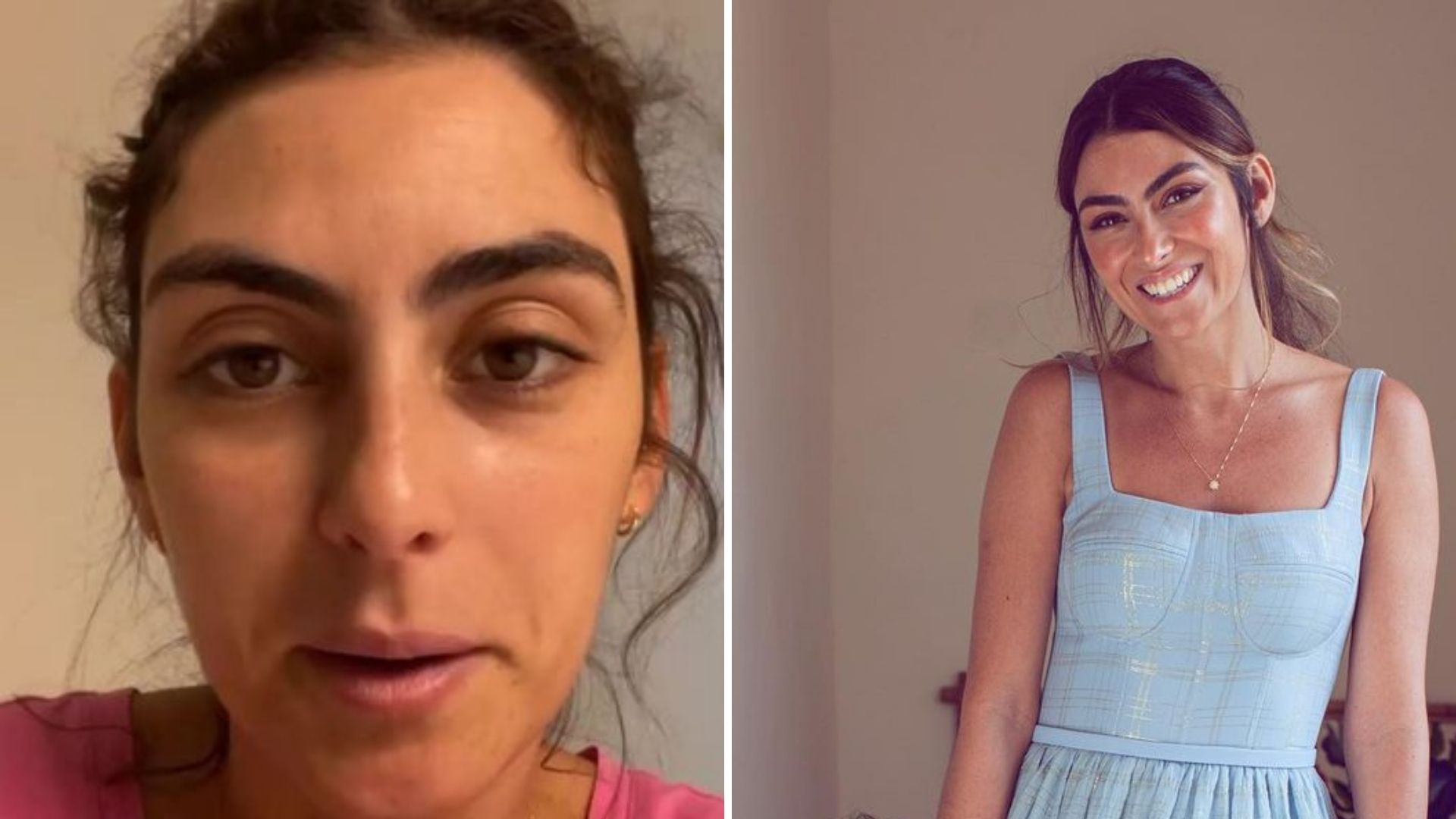Esposa do Felipe Simas surge com a filha e desabafa: “Ano de turbulências”