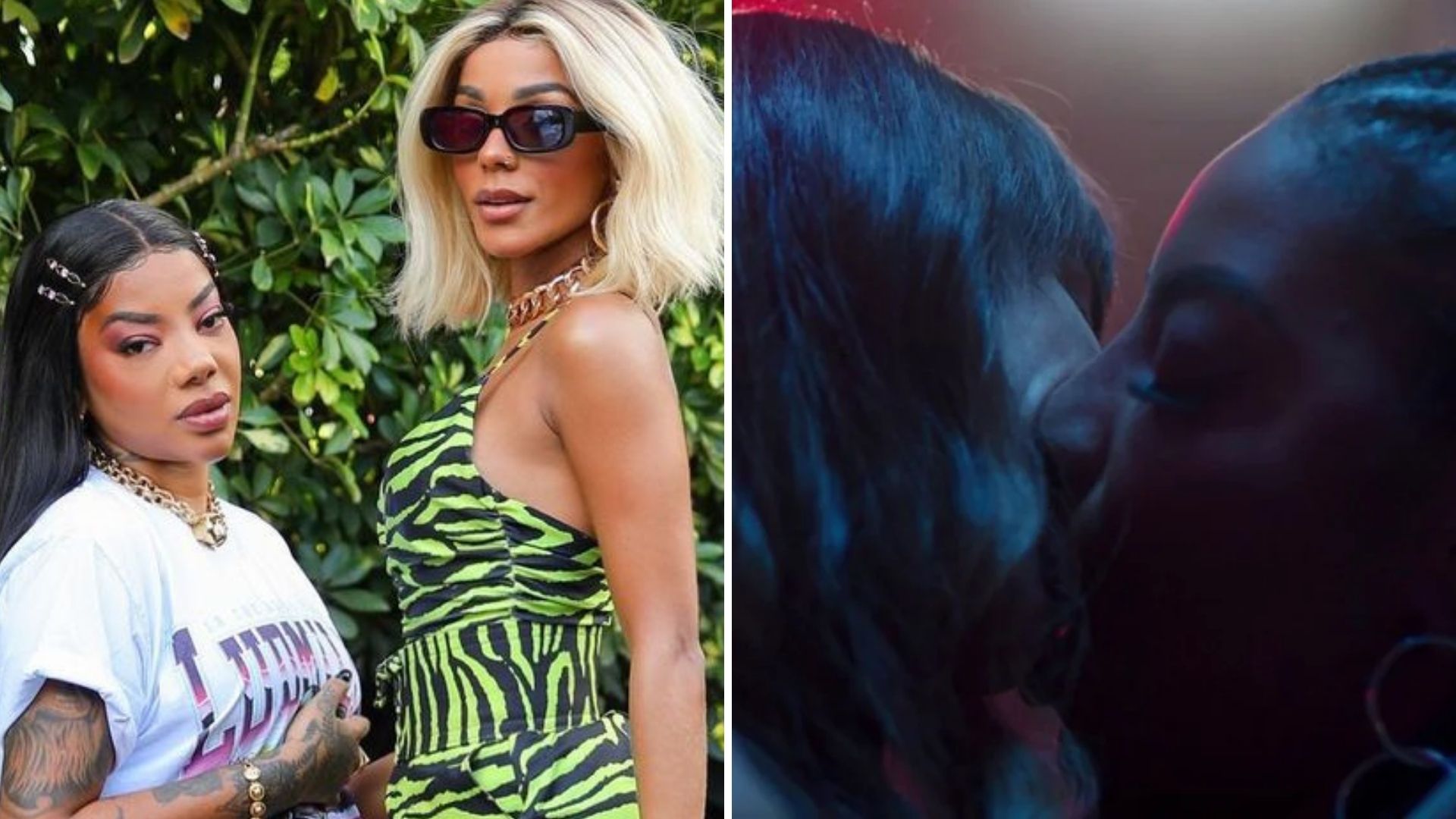 Esposa de Ludmilla confessa ciúmes ao ver cantora beijando Thaila Ayala: “Não gosto”