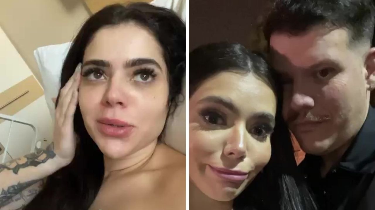 Esposa do Ferrugem sai de festa às pressas para fazer cirurgia de emergência: “Está doendo muito”