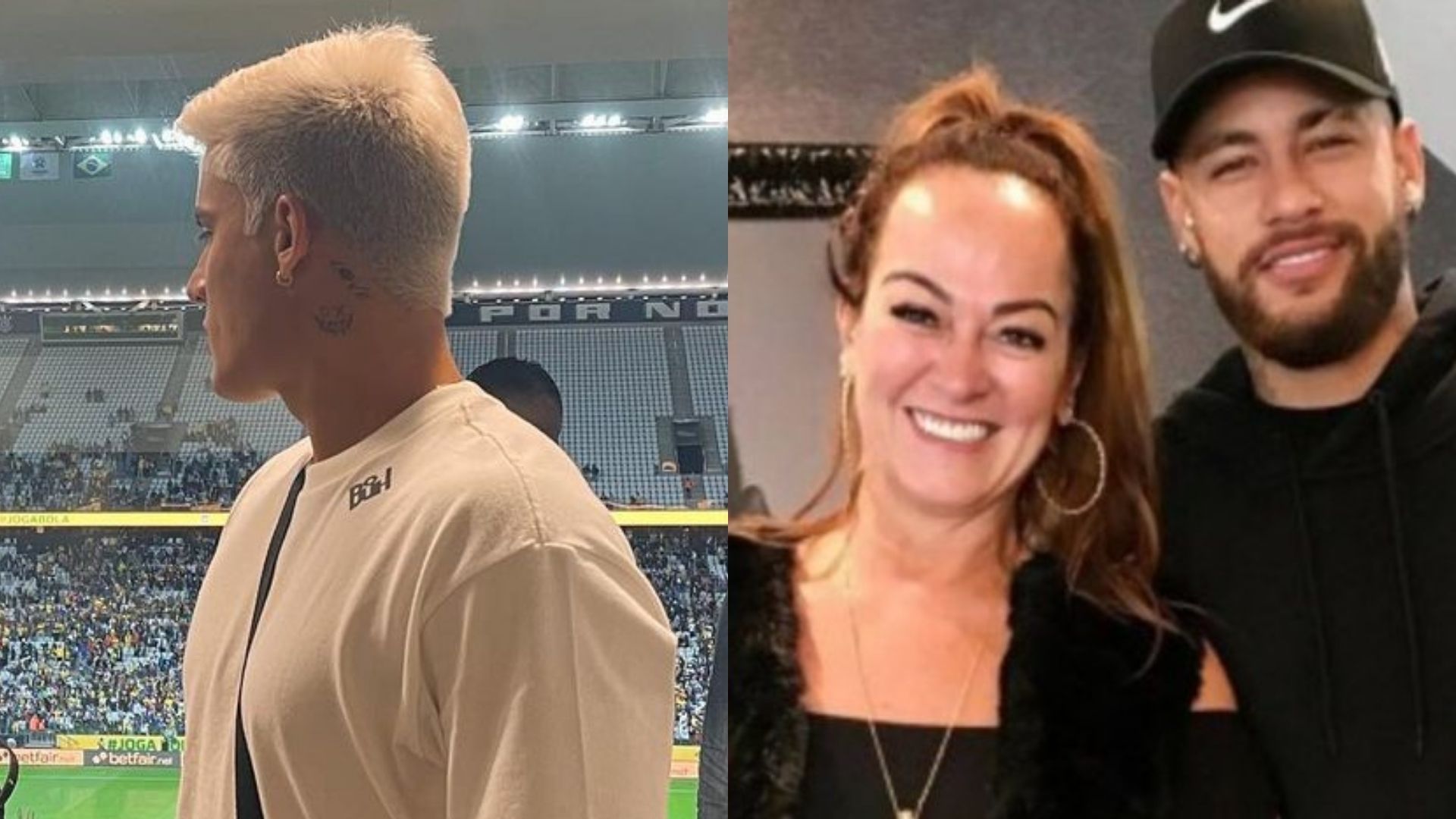 Se viram? Ex-padrasto de Neymar Jr. marca presença no jogo do craque: “Pé quente”