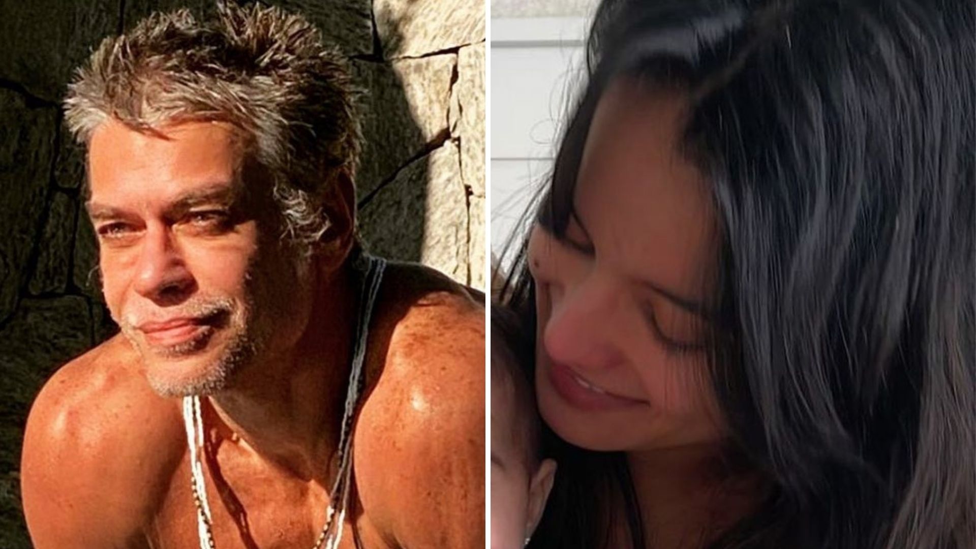 Fábio Assunção compartilha clique intimo da filha caçula com a esposa: “Amo-as”