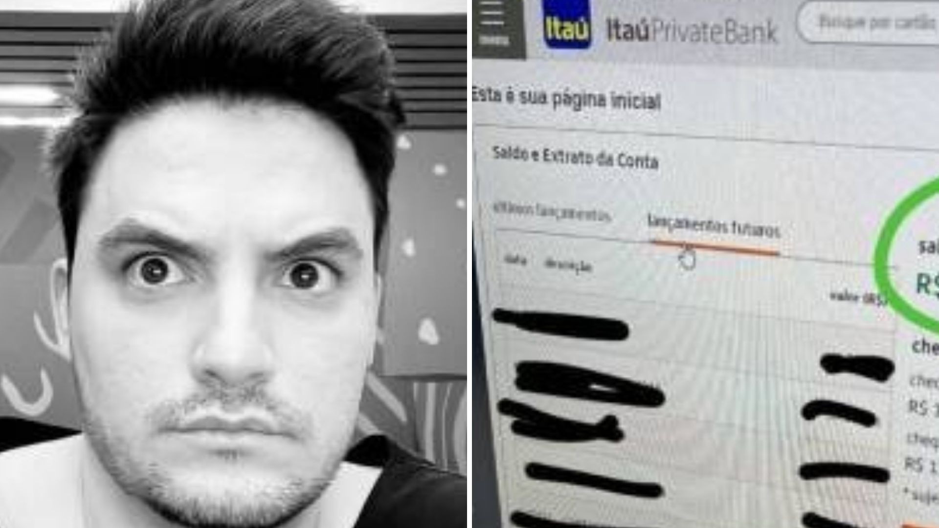 Felipe Neto mostra saldo da conta bancária e se explica: “Dinheiro não fica parado”