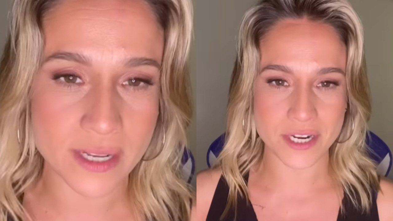 Fernanda Gentil flagra filho de cinco anos rezando e encanta seguidores: “Papai do céu”