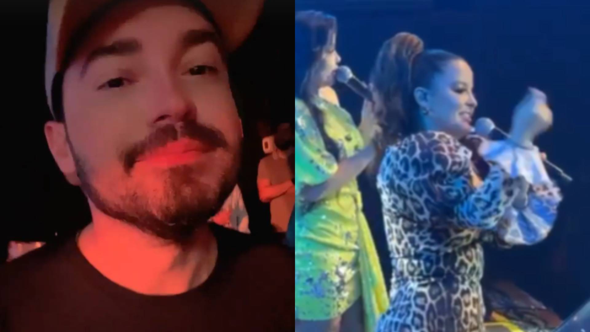 Após reconciliação, Fernando baba por Maiara em bastidores de show: “Dá trabalho”