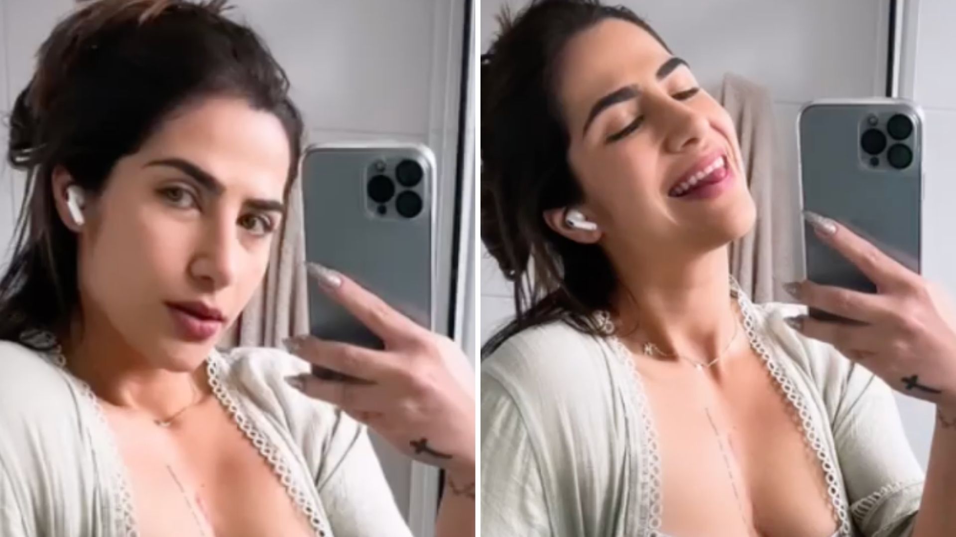 Filha de Leonardo posa de biquíni após secar 30 kg: “Cada dia mais linda”
