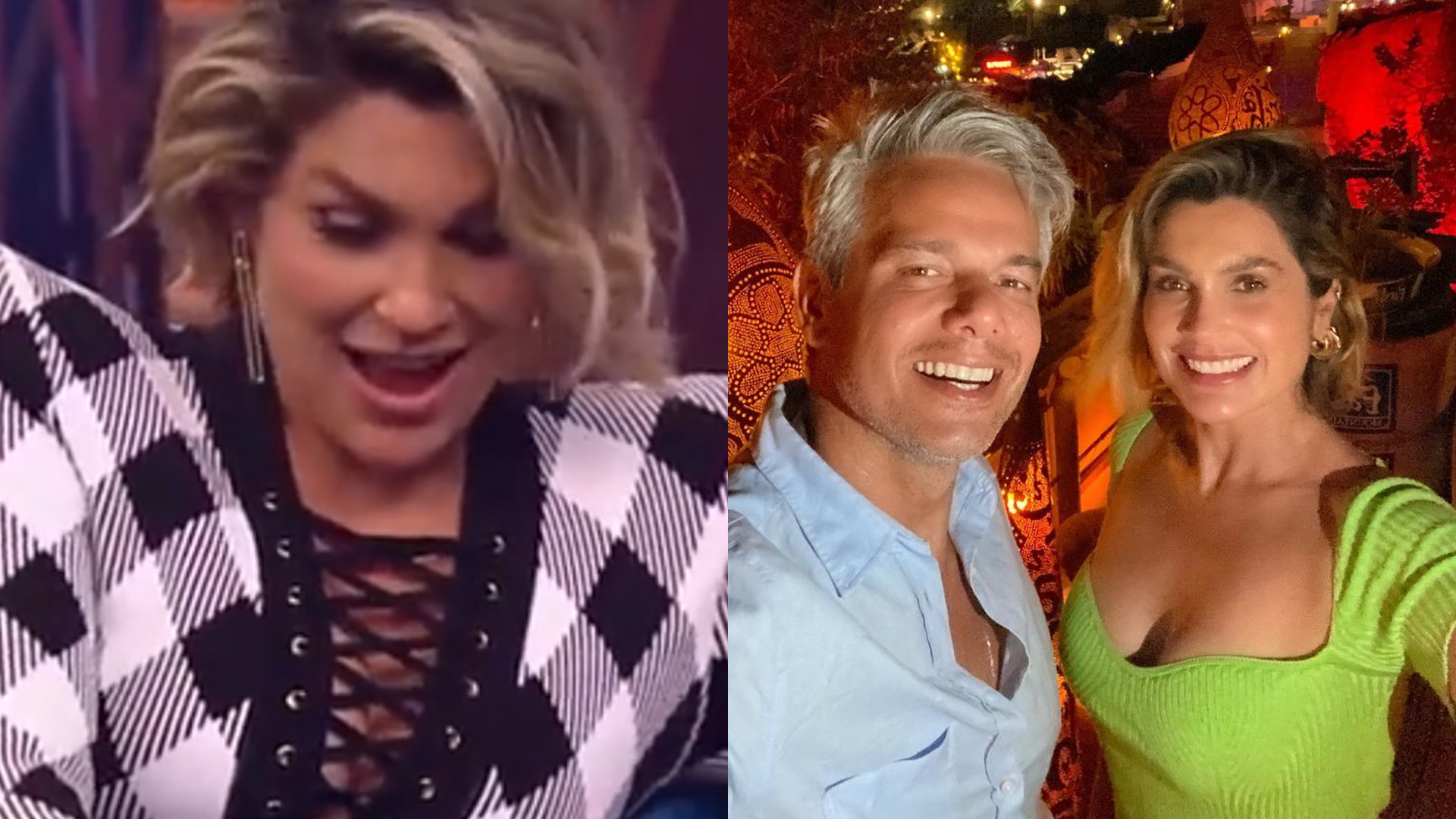 Flávia Alessandra expõe dote de Otaviano Costa no ‘Lady Night’: “Potente”