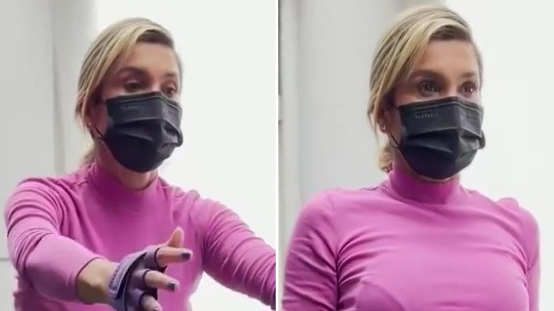Flávia Alessandra treina usando legging coladinha e exibe barriga sarada: “Focada”