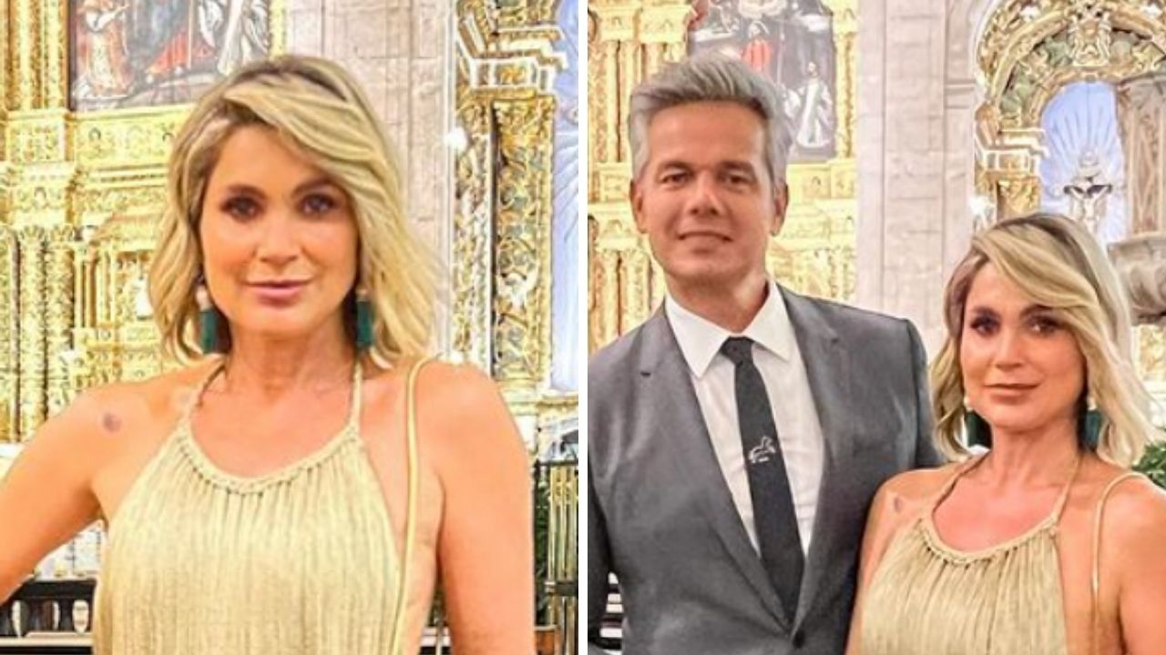Flávia Alessandra rouba a cena em casamento com vestido escandaloso: “Só falam dele”