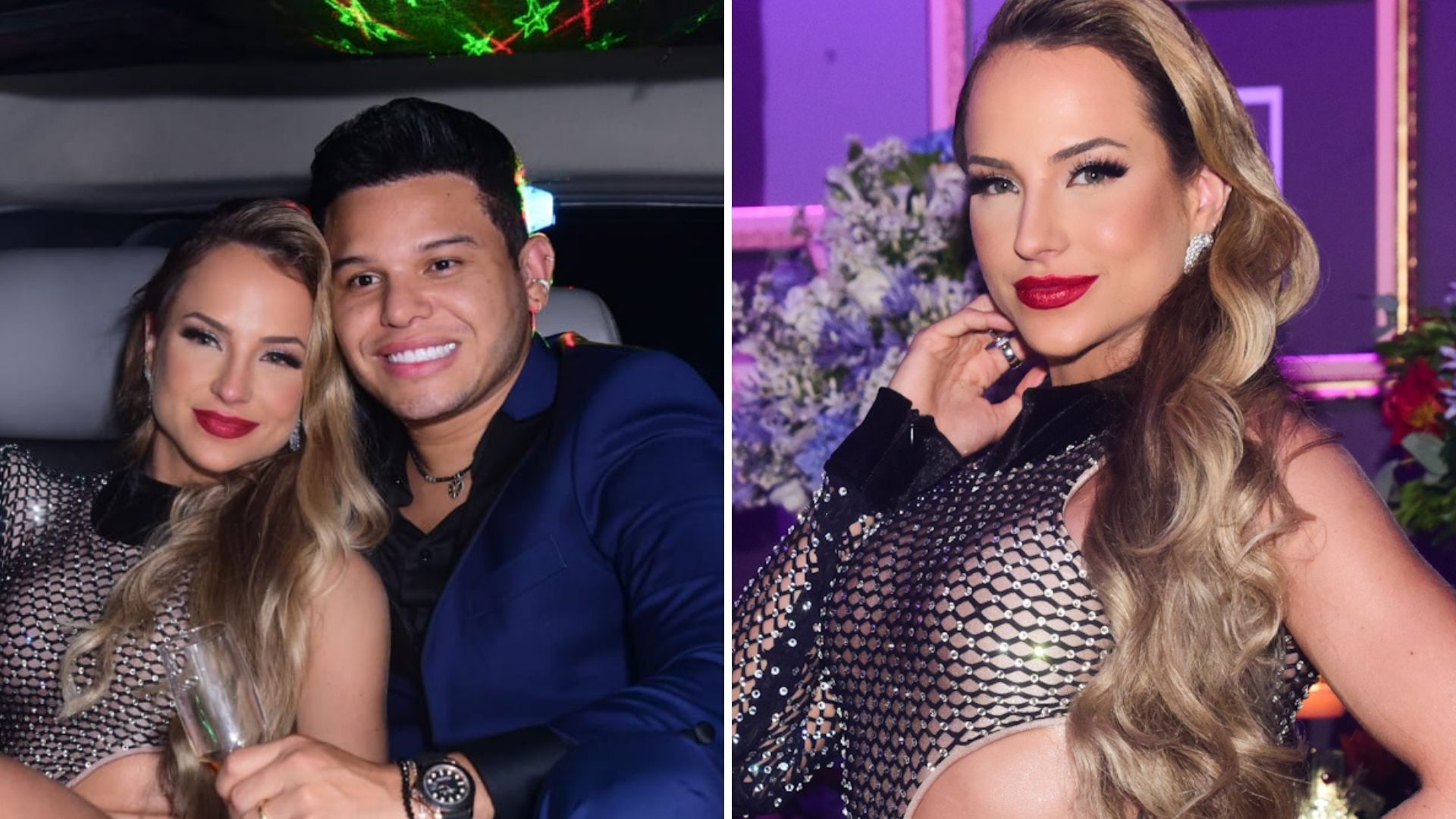 Gabi Martins chega de limousine com look sexy de R$ 800 mil em aniversário luxuoso