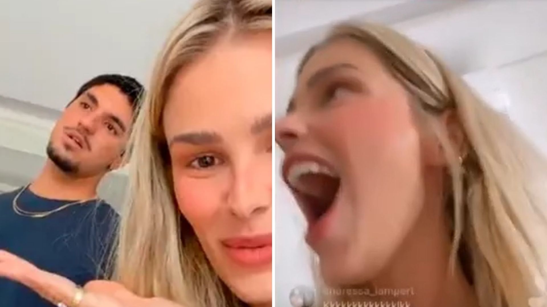 Yasmin Brunet entra em pânico após Gabriel Medina ter atitude radical: “Não faz”