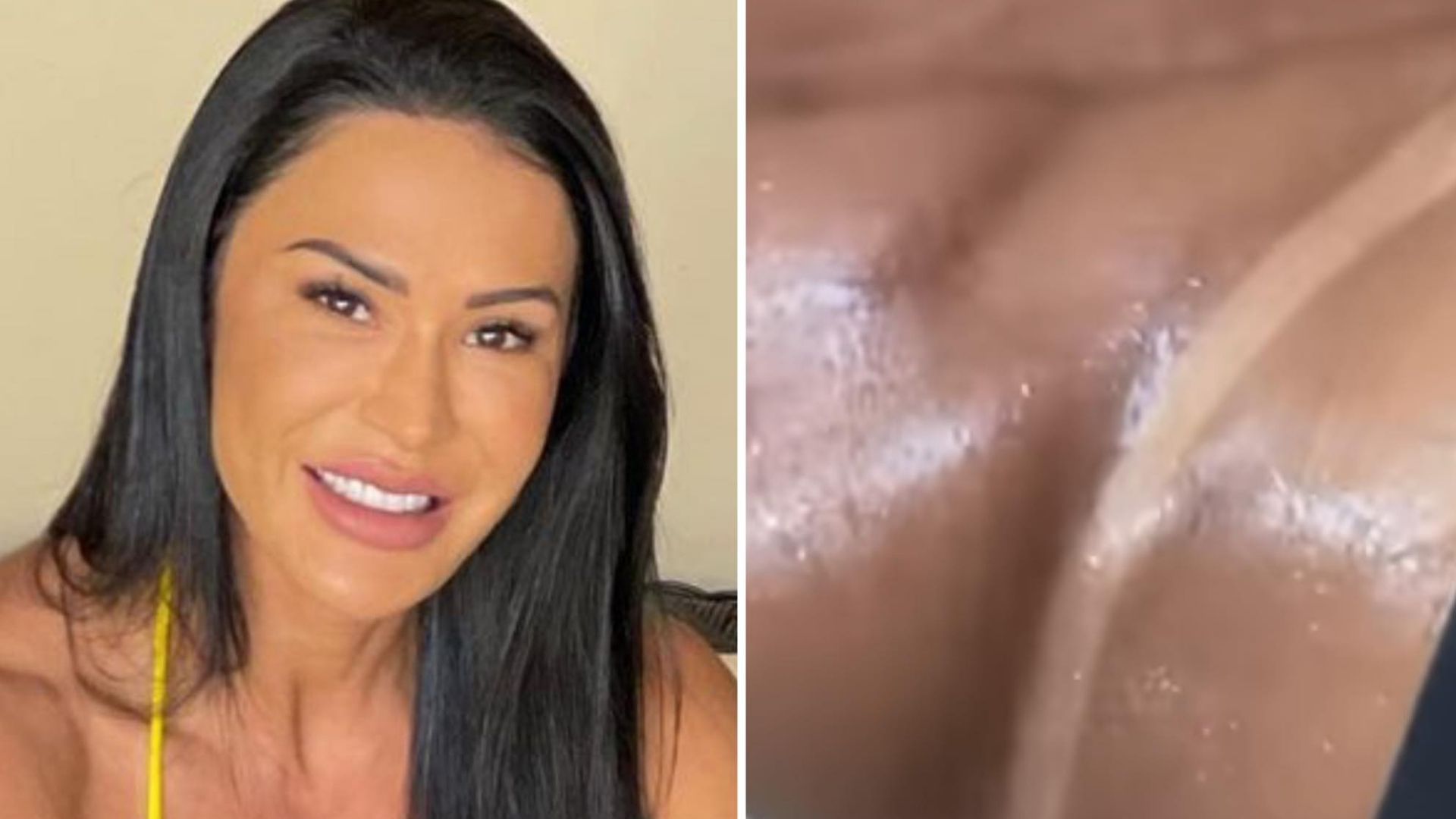 Gracyanne Barbosa tomba a web ao ostentar abdômen finíssimo e trincado