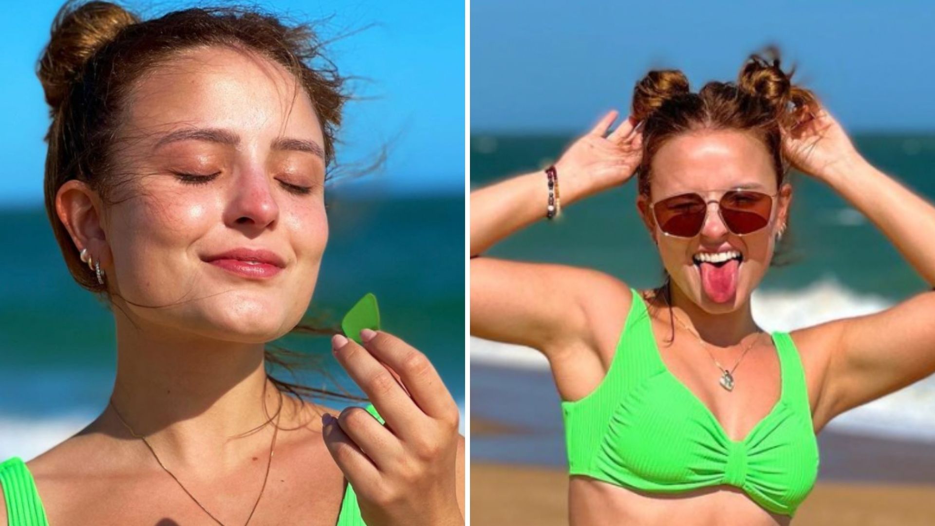 Larissa Manoela escolhe biquíni cavadíssimo e exibe corpaço: “Uma princesa”