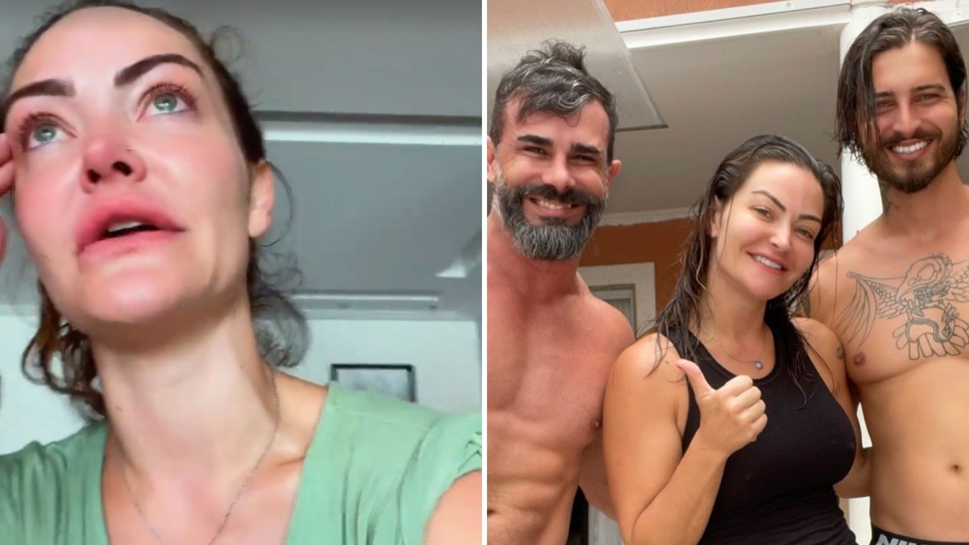 Laura Keller chora ao flagrar encontro entre ex-marido e atual: “Evolução”