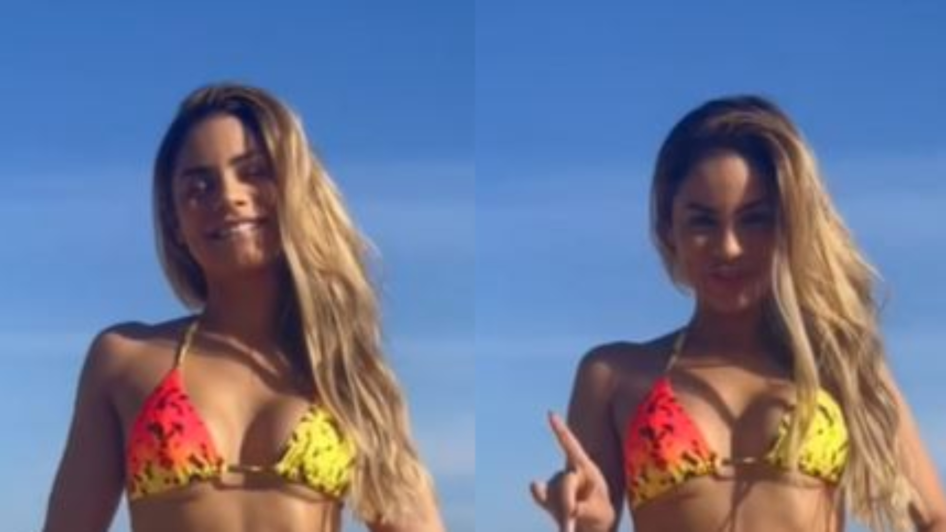 Lexa faz dancinha e ostenta corpão privilegiado de biquíni mínimo: “Gostosa”