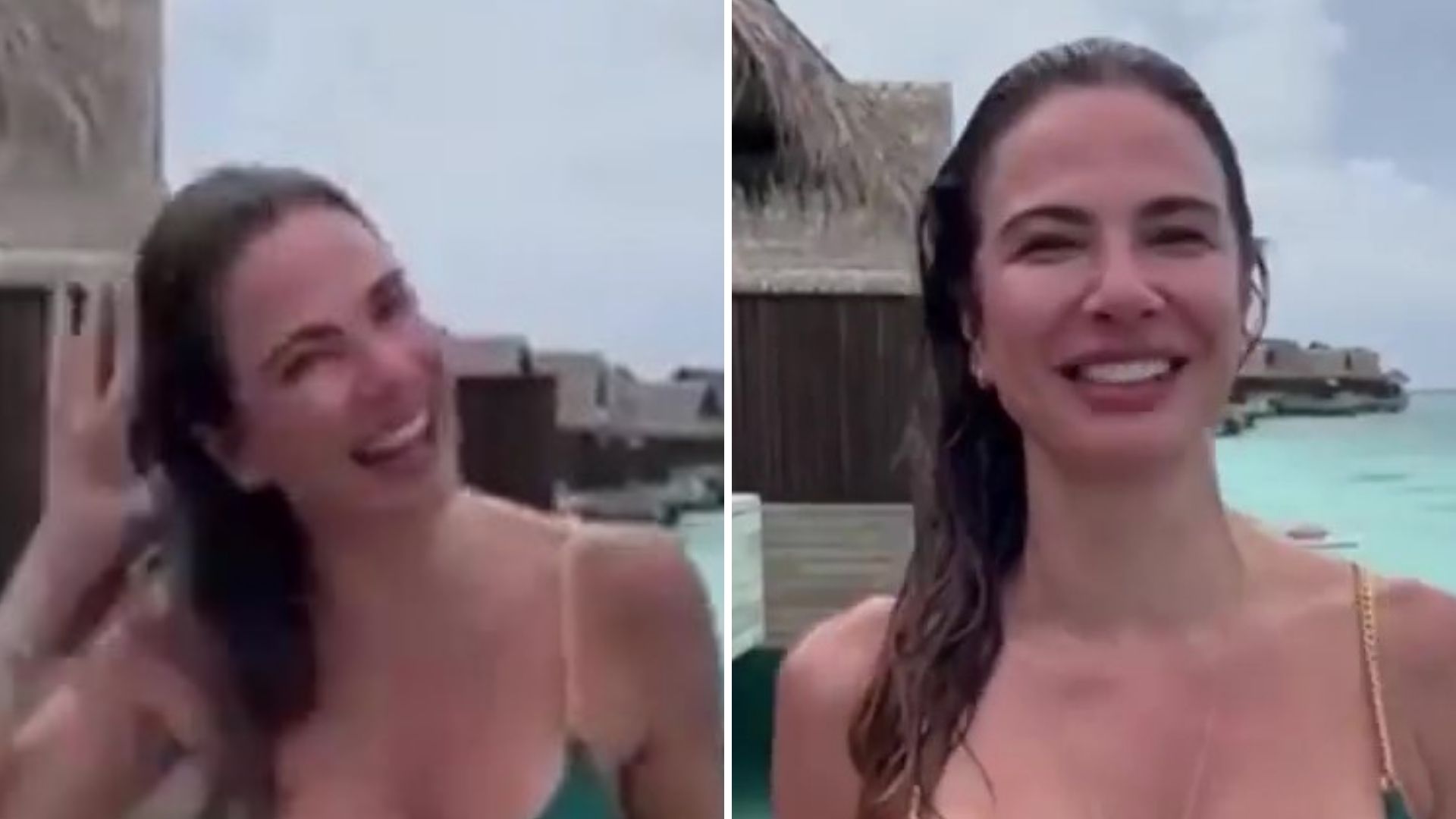 Luciana Gimenez sensualiza durante mergulho e exibe corpão sensacional: “Sereia”