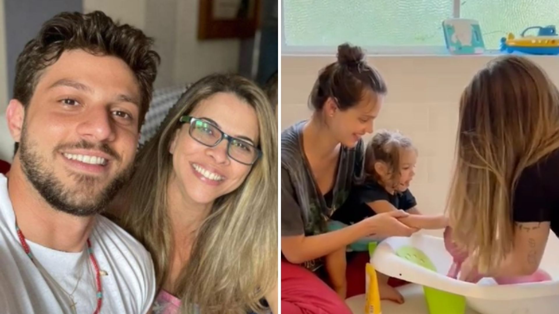 Mãe de Chay Suede dá primeiro banho em neto caçula com ajuda especial: “Benção”
