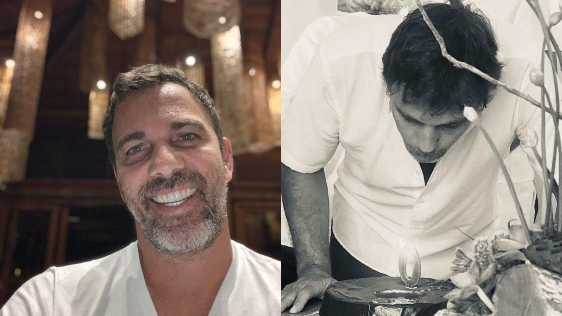 Em momento raro, Marcelo Faria celebra aniversário ao lado da filha: “Parceira”