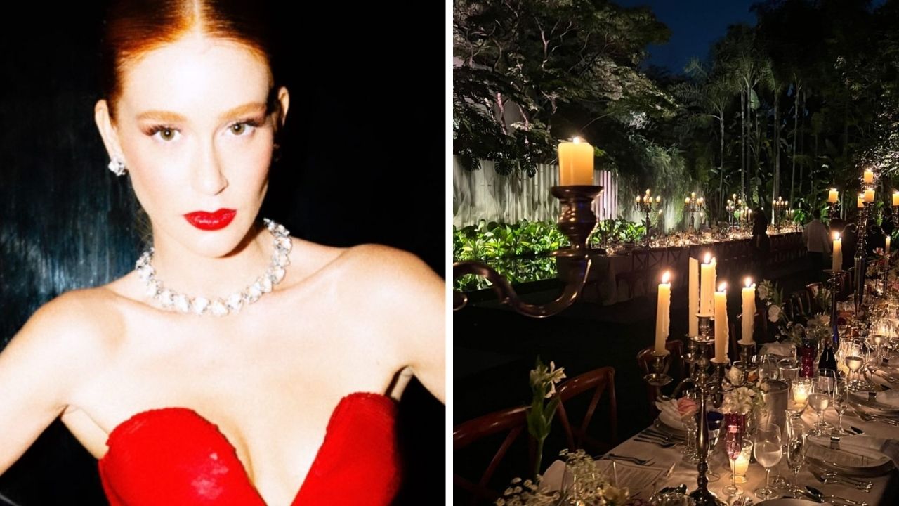 Marina Ruy Barbosa elege vestido escandaloso e rouba a cena em jantar de gala