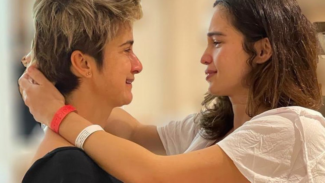 Poucos dias após dar à luz, Nanda Costa se declara à esposa Lan Lanh: “Até a eternidade”