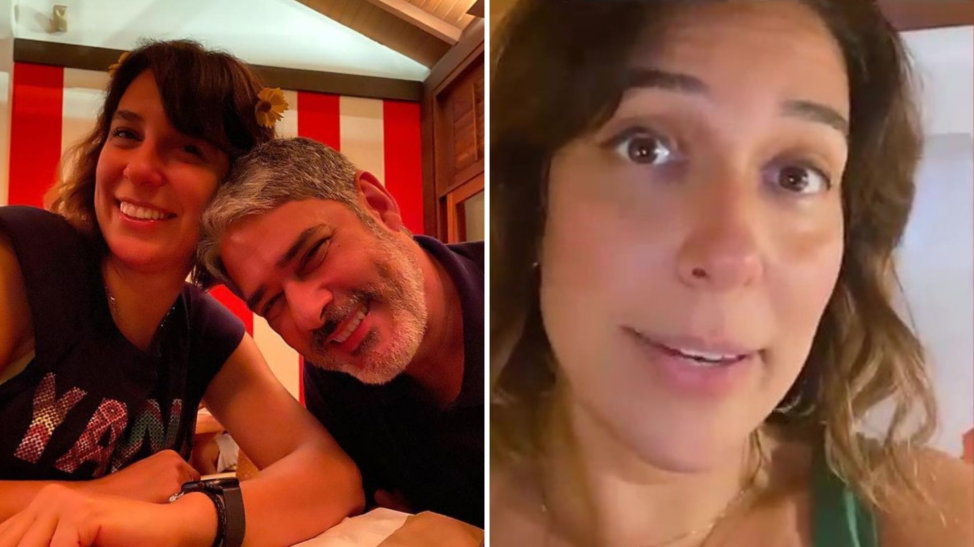 Natasha Dantas revela se tem ciúmes de William Bonner: “Ele é gato, eu que lute”
