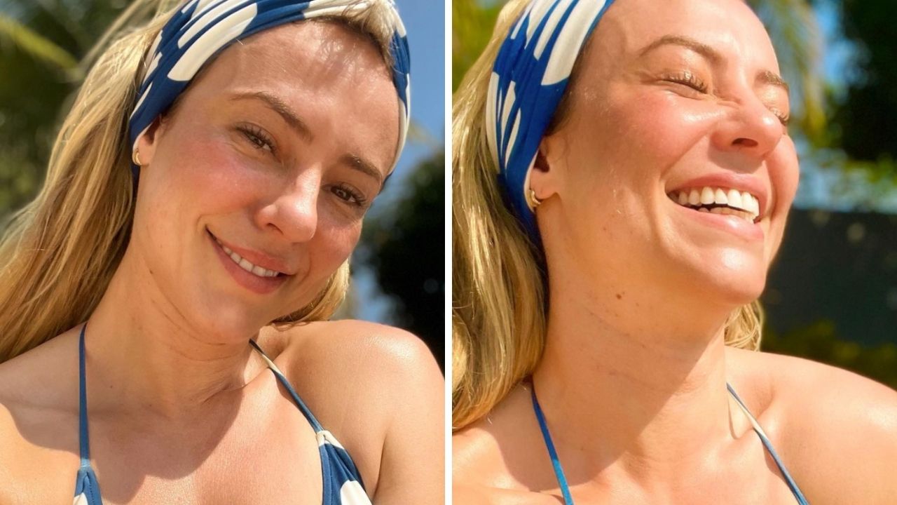 Aos 39 anos, Paolla Oliveira surge de biquíni em cliques sem filtros e edições: “Como pode?”