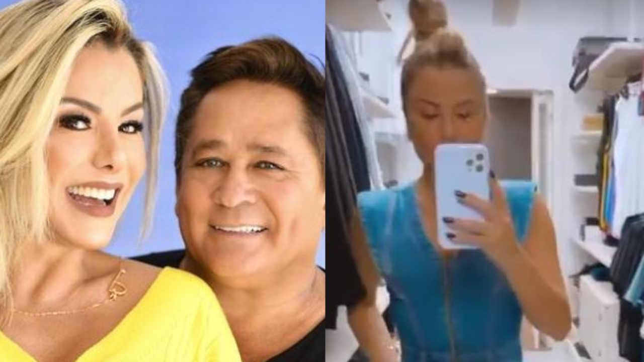 Esposa de Leonardo apresenta closet dos sonhos e deixa fãs perplexos: “Que luxo!”