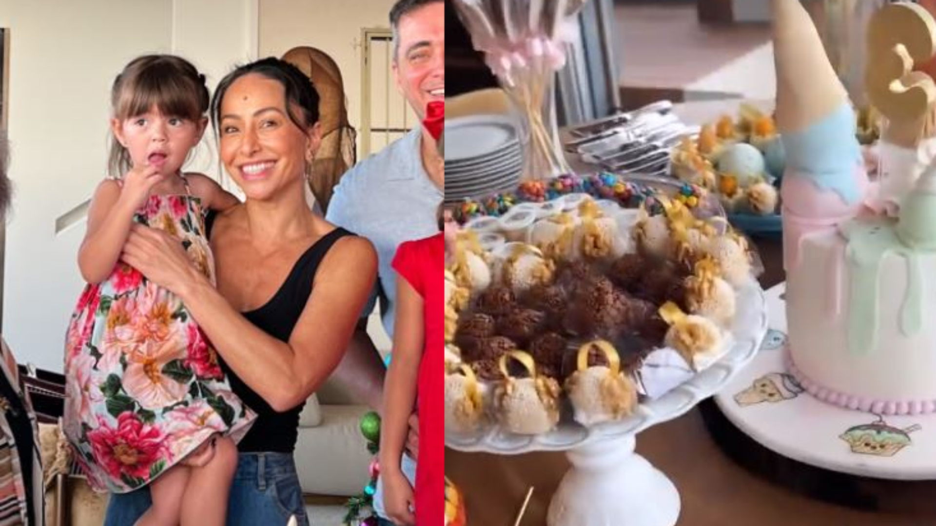 Sabrina Sato reúne a família e não economiza na festa de aniversário da filha