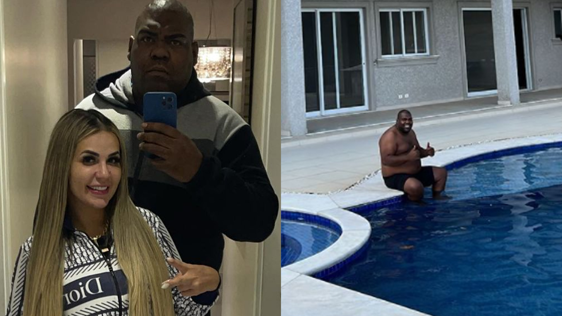 Segurança de Deolane Bezerra curte piscina da mansão milionária: “Inaugurar”