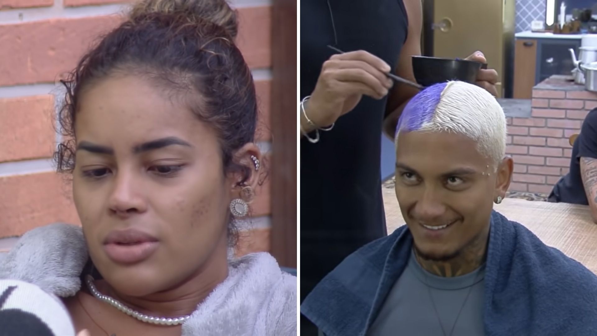 A Fazenda 13: Dynho Alves não espera Sthe Matos para mudar visual e ela se irrita