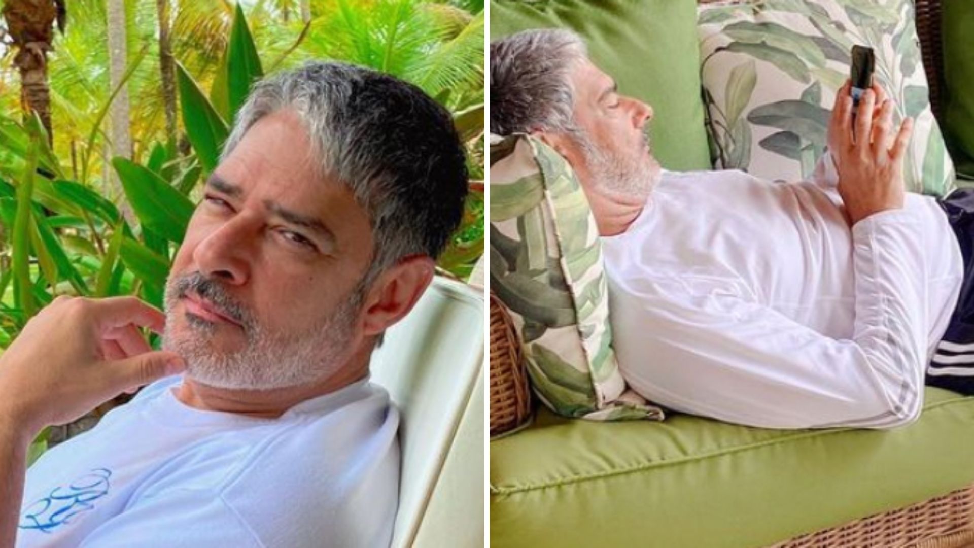 Apaixonada, esposa mostra a intimidade de William Bonner: “Olhos charmosos”